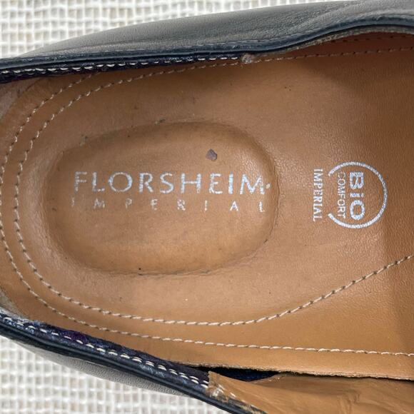 Florsheim Imperial All Leather Black Single Monk Strap Dress Shoes Men's 9.5 EEE - Picture 5 of 10